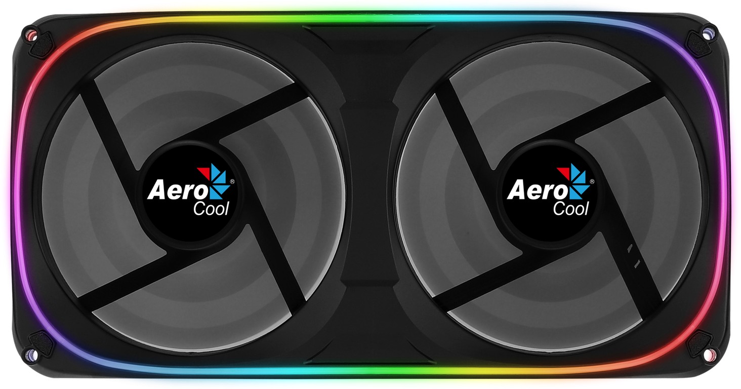 Ventilátor Aerocool Astro 24 Dual 24cm ARGB LED