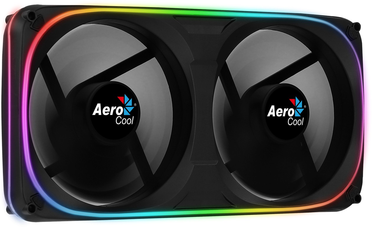 Ventilátor Aerocool Astro 24 Dual 24cm ARGB LED