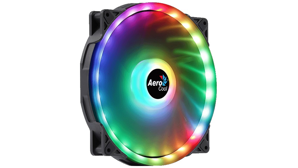 Ventilátor Aerocool Duo 20 ARGB 20cm ARGB LED