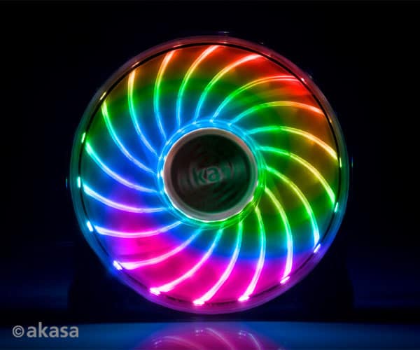 Akasa Vegas 7 Multi-Changeable LED Fan - 120mm