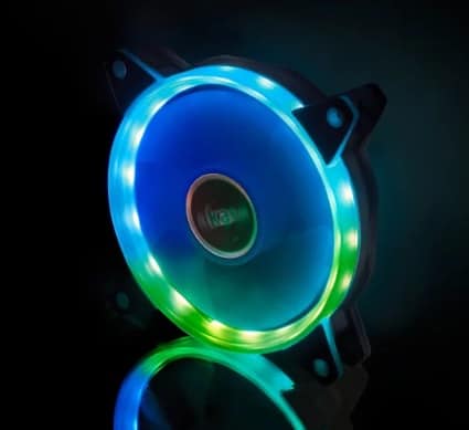 Akasa 12cm Addressable RGB LED Fan, Vegas AR7 (ASUS Aura, MSI Mystic Light Sync, Gigabyte Fusion
