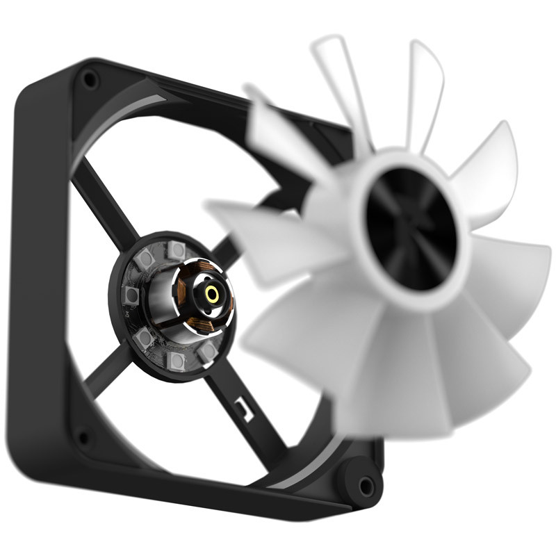 APNX FP2-120 PWM fan, ARGB - 120mm, black