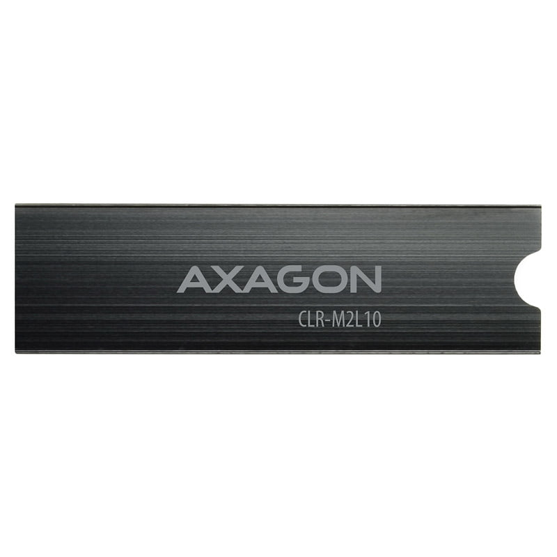 SSD hűtő Axagon M.2 2280 NVMe 10mm hűtőborda fekete