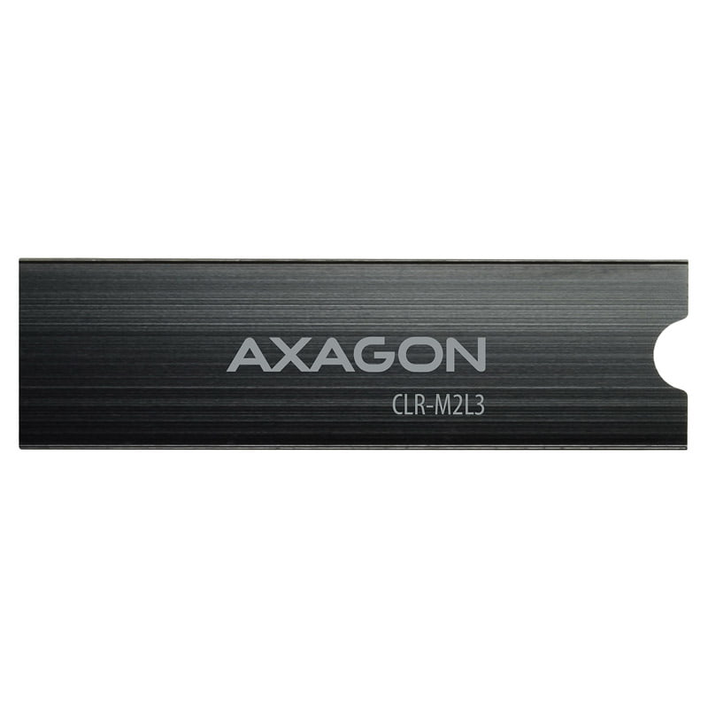 AXAGON CLR-M2L3 ALU Heatsink for M.2 2280 SSD, height 3mm