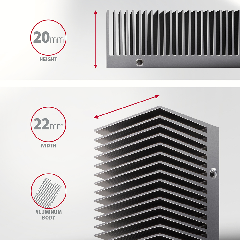 AXAGON CLR-M2XT Heatsing for M.2 SSD