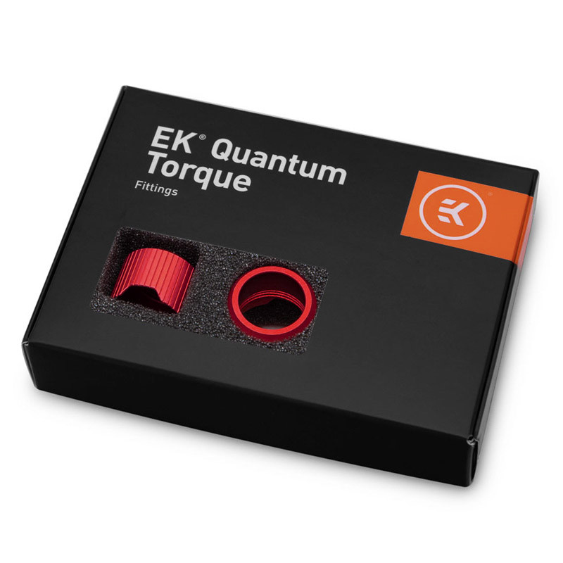 EK Water Blocks EK-Quantum Torque Compression Ring, 6er-Pack, STC 16 - rot