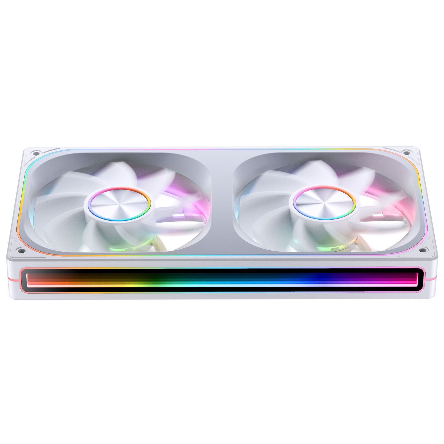 Ventilátor Jonsbo ZA-240 Infinity Mirror ARGB fordított légáram PWM 240mm, fehér