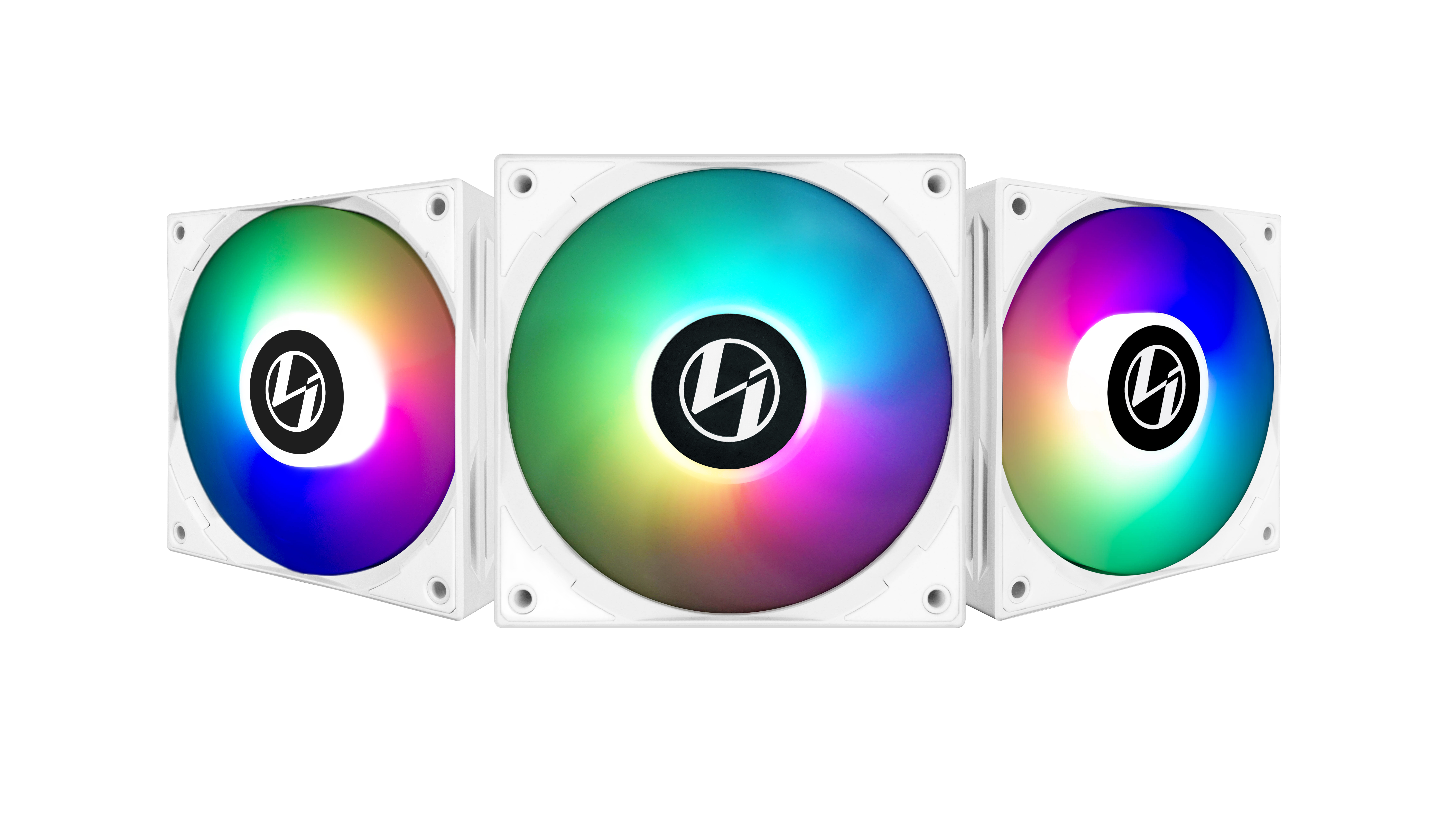 Ventilátor Lian Li ST120 RGB PWM 12cm RGB Fehér 3db-os + Vezérlő