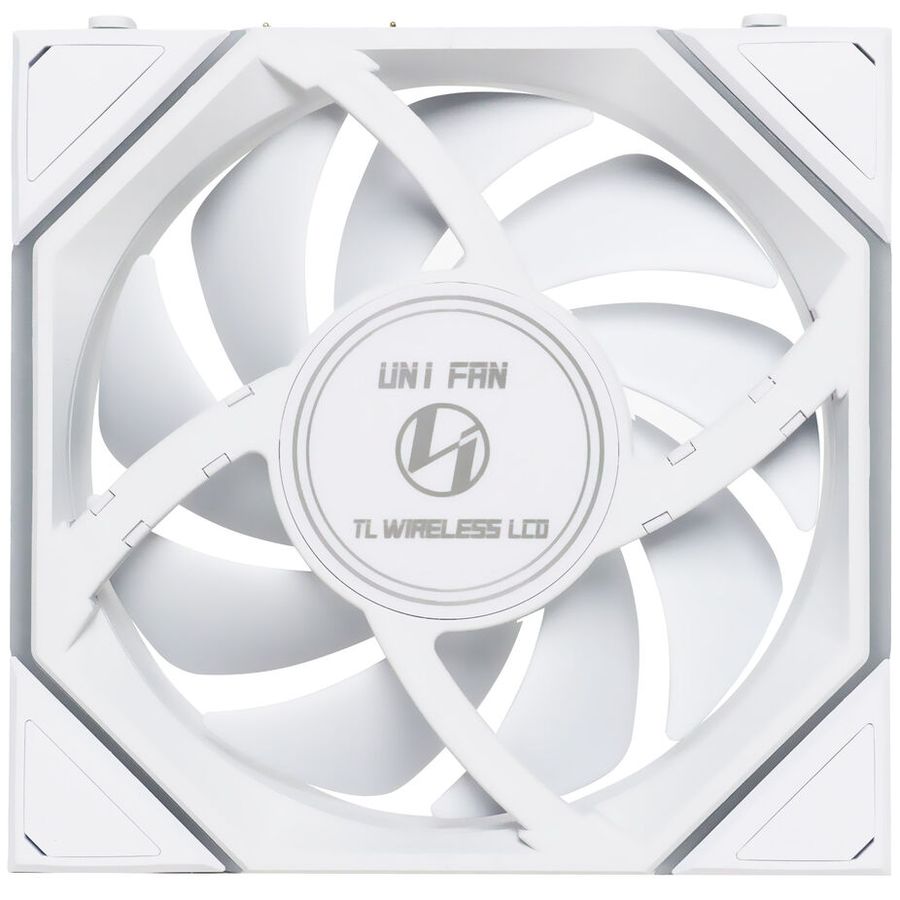 Ventilátor Lian Li UNI FAN TL-LCD Wireless ventilátor, fordított légáramlás, 120mm, fehér