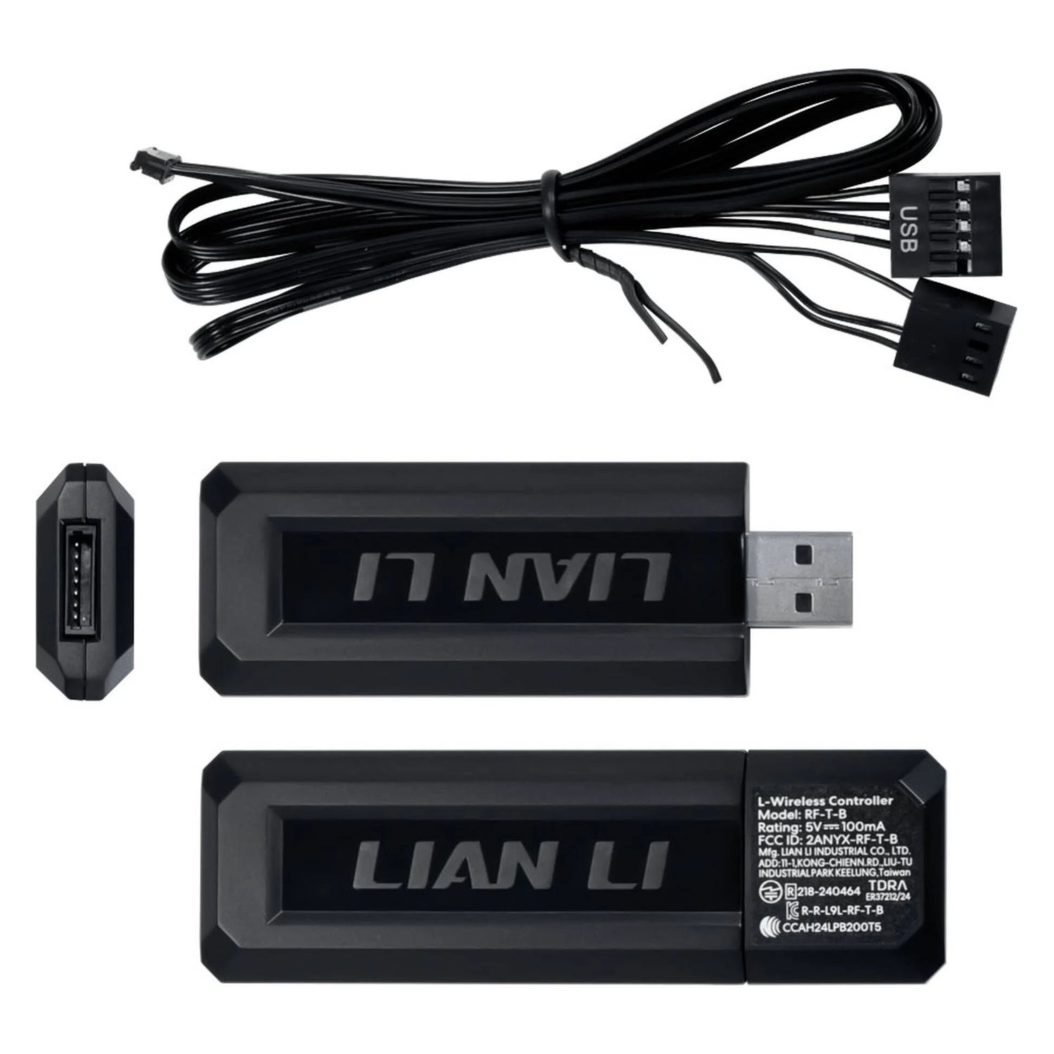 Lian Li UNI FAN SL-INF Wireless ARGB PWM 3-Fan Pack with Controller - 120mm