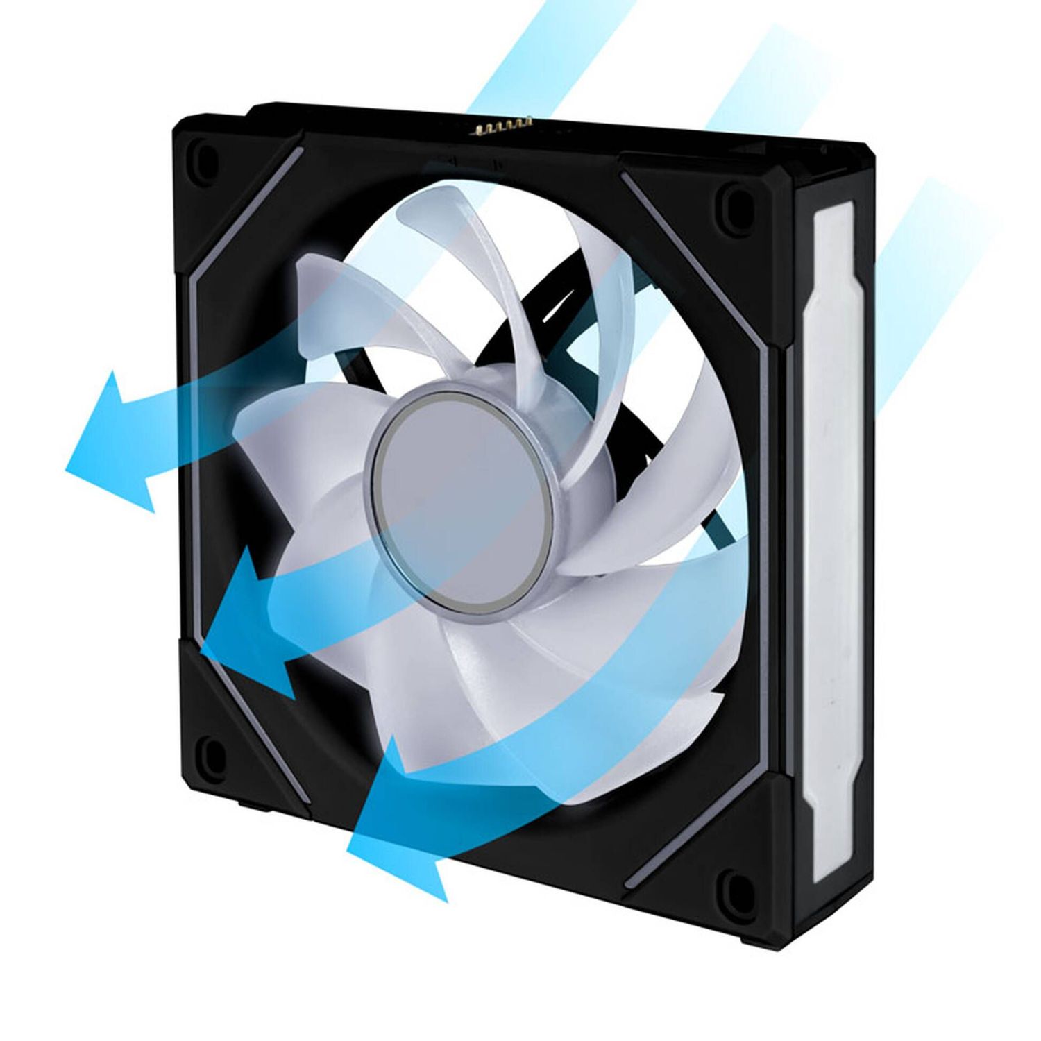 Lian Li UNI FAN SL-INF 120mm ARGB Reverse Airflow PWM 3-Fan Pack with Controller