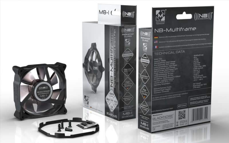Ventilátor Noiseblocker MULTIFRAME S M8-S1 8cm