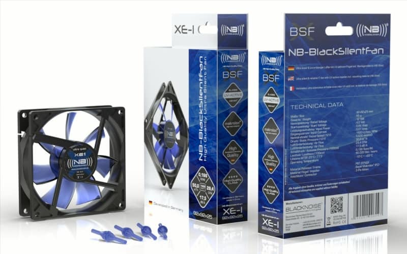 Ventilátor Noiseblocker BlackSilent XE1 92mm