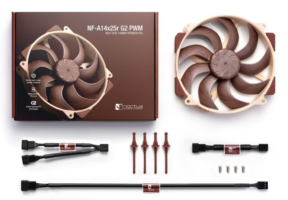 Ventilátor Noctua NF-A14x25r G2 PWM -140mm