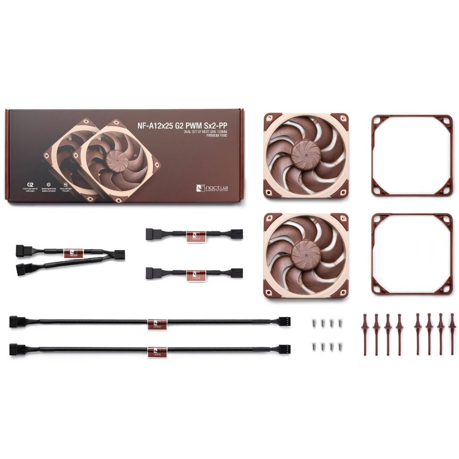 Noctua NF-A12x25 G2 Sx2-PP PWM fan - 120mm