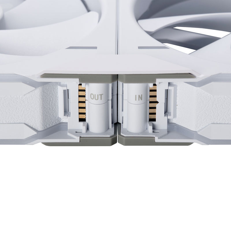 PHANTEKS D30 PWM Reverse Airflow D-RGB Fan - 140mm, white, 3er pack