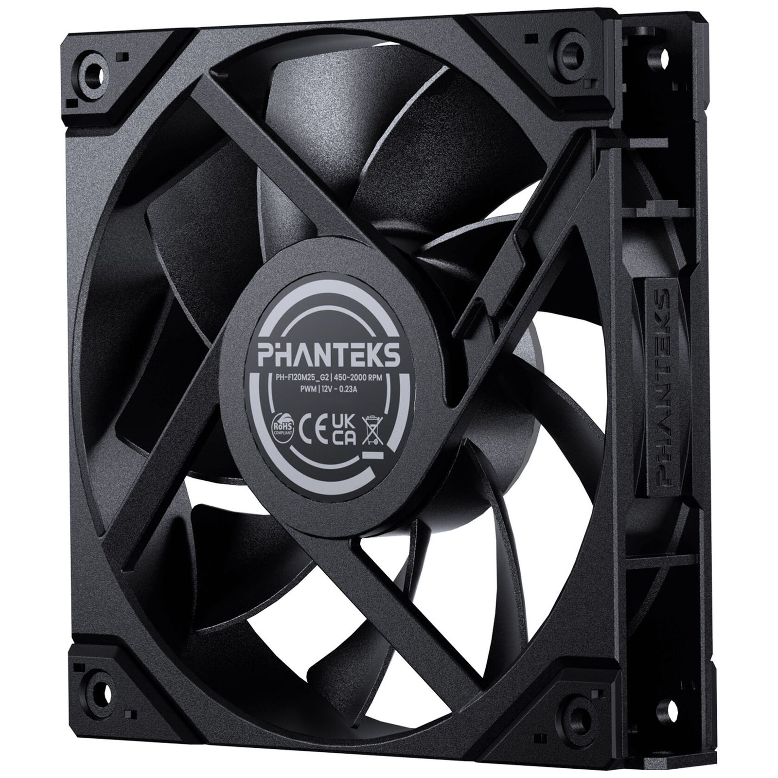 PHANTEKS M25 Gen2 PWM fan - 120mm, black