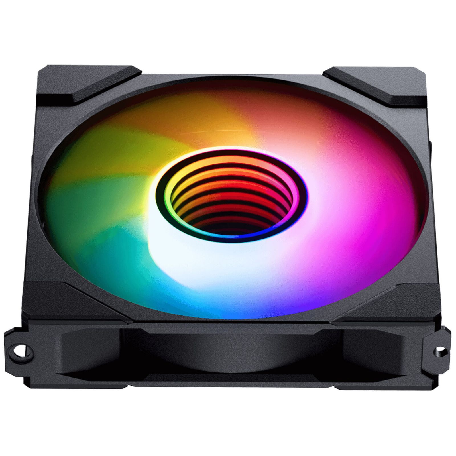 Ventilátor PHANTEKS M25 Gen2 PWM, fordított légáramlás, D-RGB, 120mm, fekete