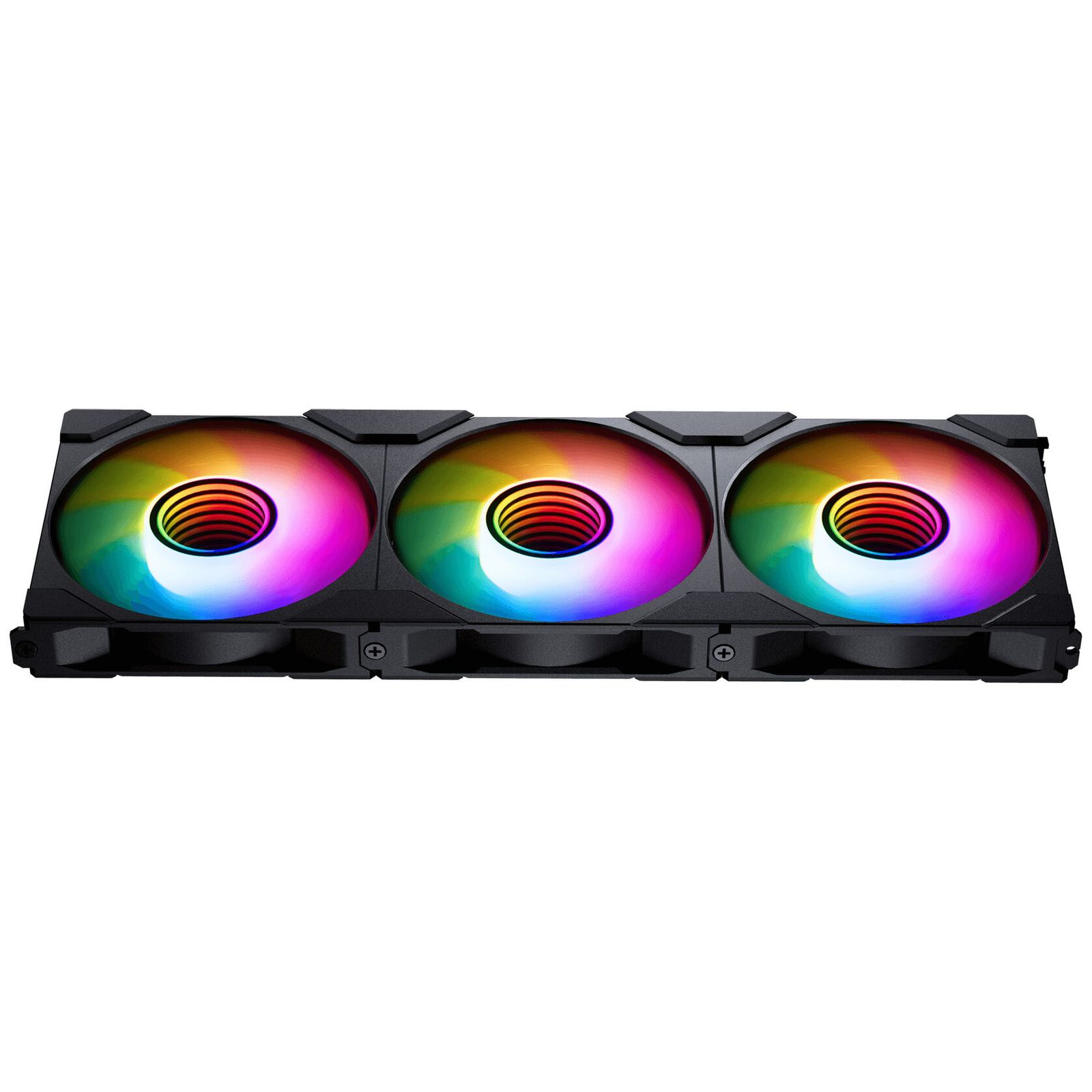 Ventilátor PHANTEKS M25 Gen2 PWM, fordított légáramlás, D-RGB, 120mm, fekete