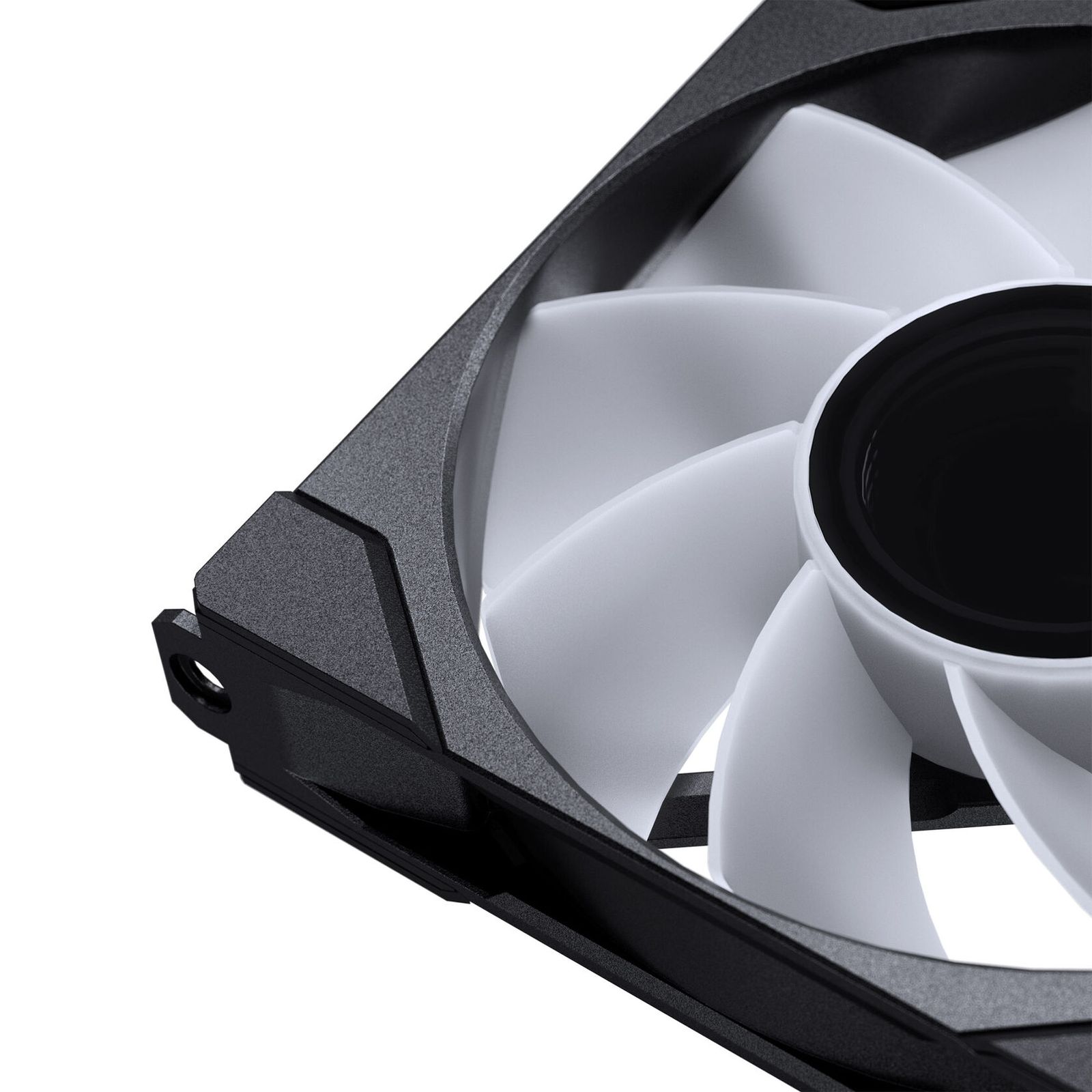 Ventilátor PHANTEKS M25 Gen2 PWM, fordított légáramlás, D-RGB, 120mm, fekete