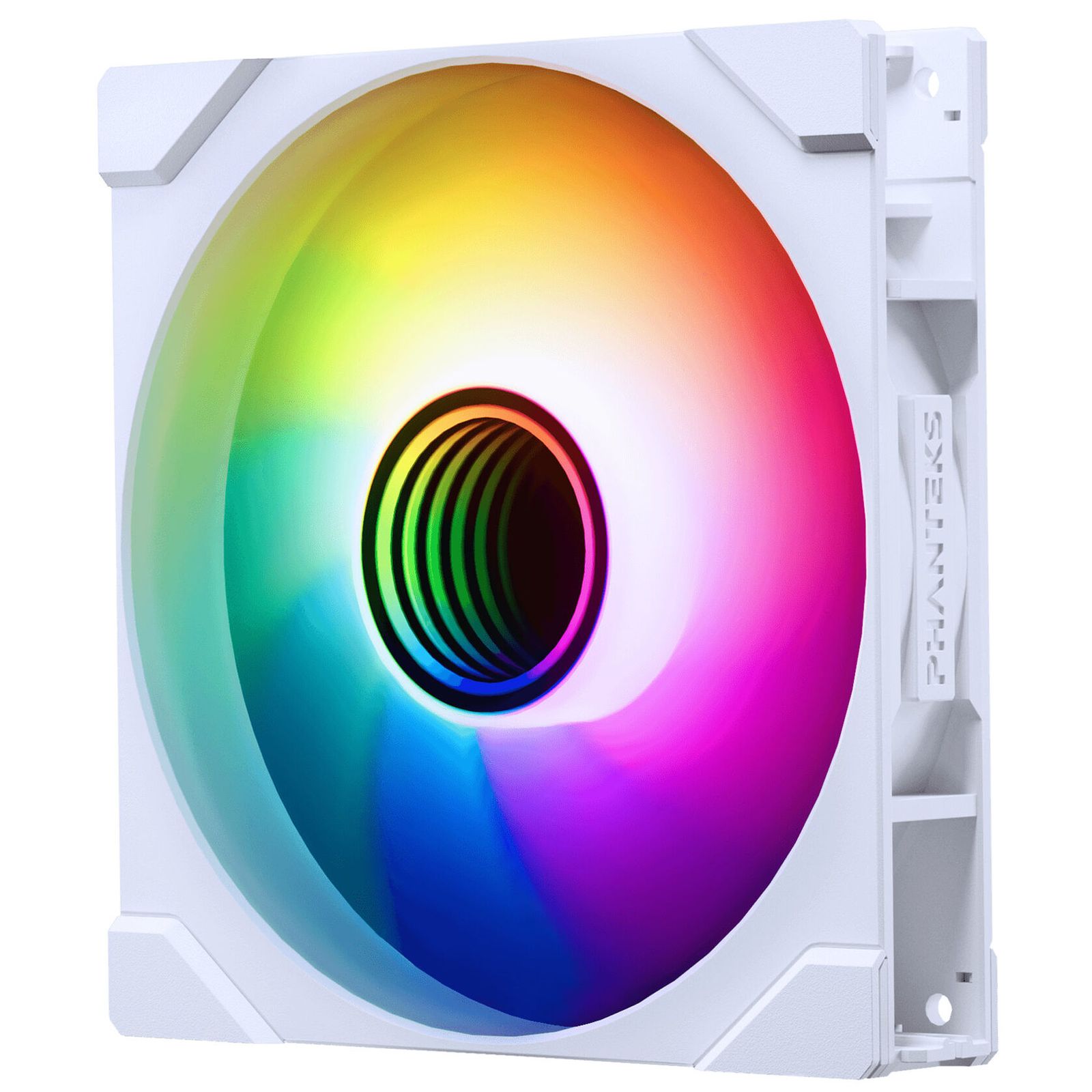 PHANTEKS M25 Gen2 140mm PWM Fan, Reversed Airflow, DRGB, White, Retail.