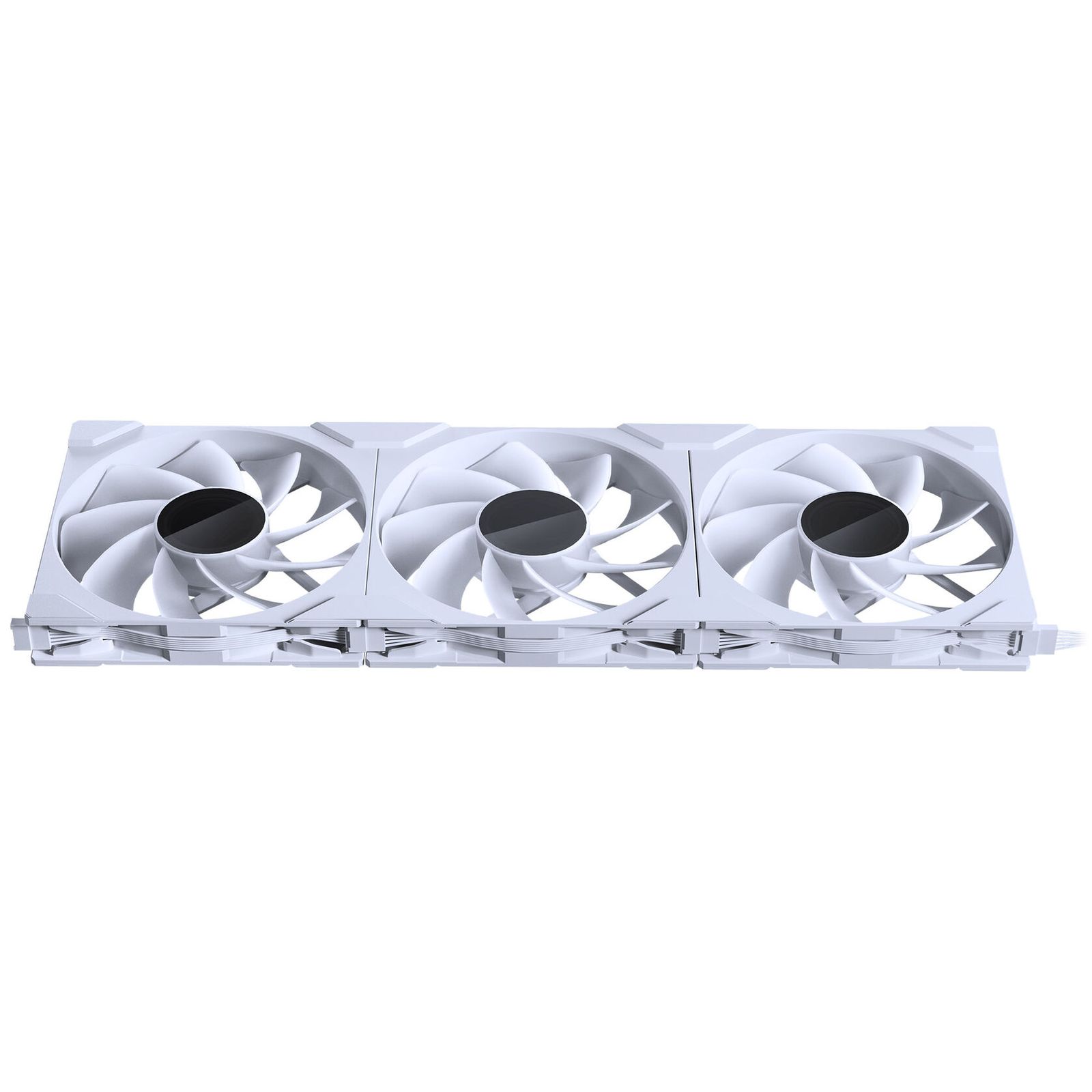 PHANTEKS M25 Gen2 140mm PWM Fan, Reversed Airflow, DRGB, White, Retail, 3 Pack