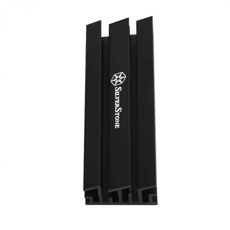 SSD hűtő Silverstone SST-TP02-M2 M.2 hűtőborda Fekete