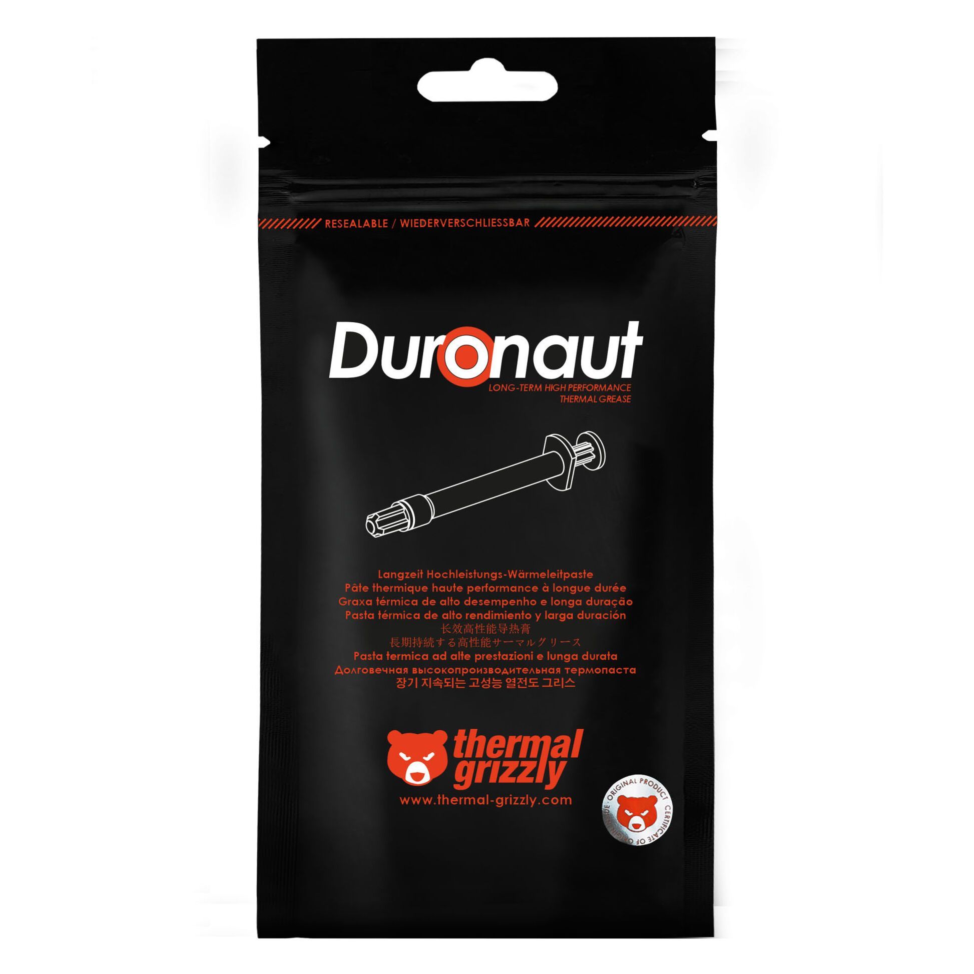 Hővezető paszta Thermal Grizzly Duronaut - 2g