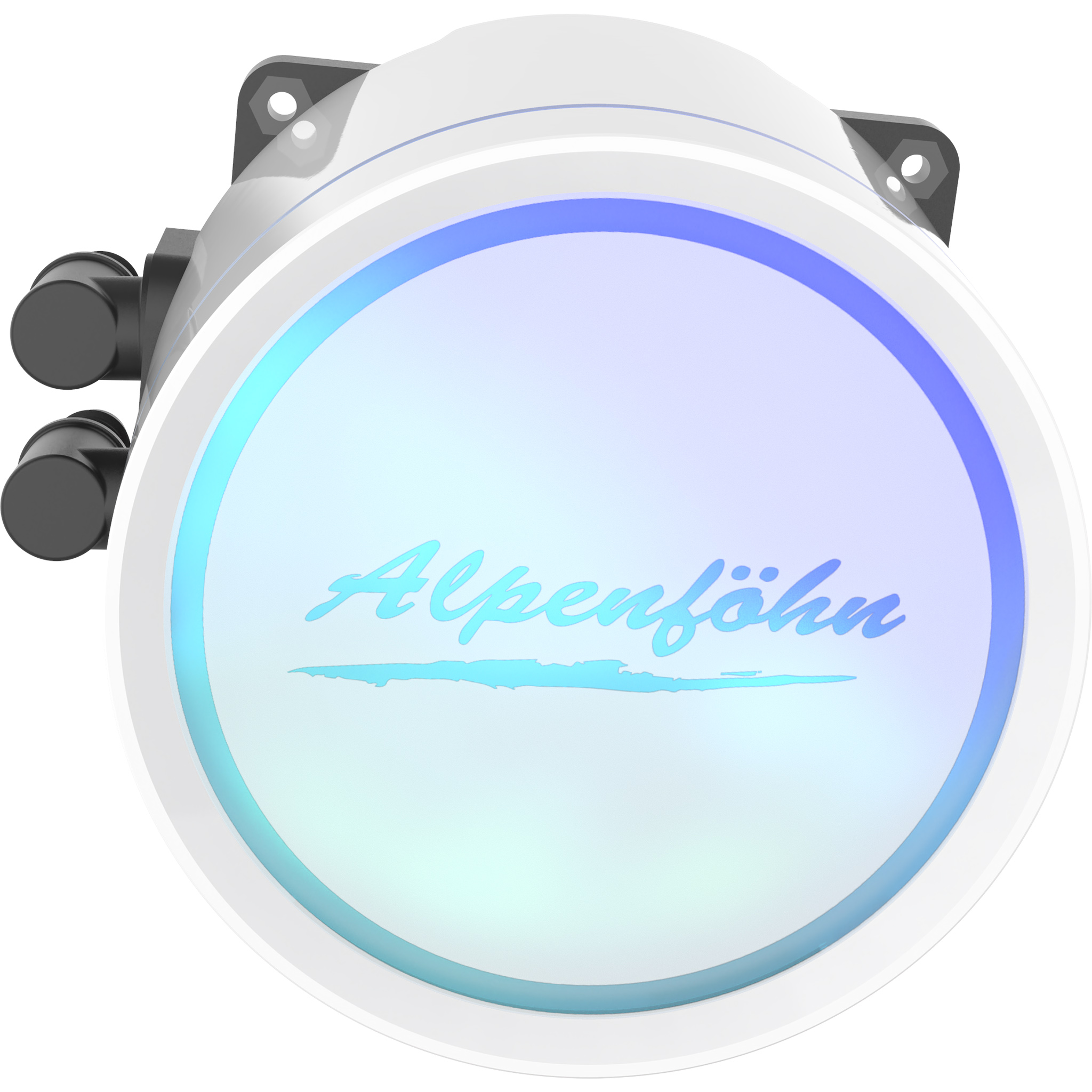 Processzor hűtő AIO Alpenföhn Gletscherwasser 240 HS ARGB 24cm Fehér