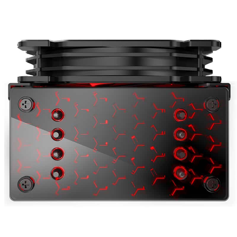 Jonsbo CR-201 CPU-Cooler - black, RGB-LED - 120mm