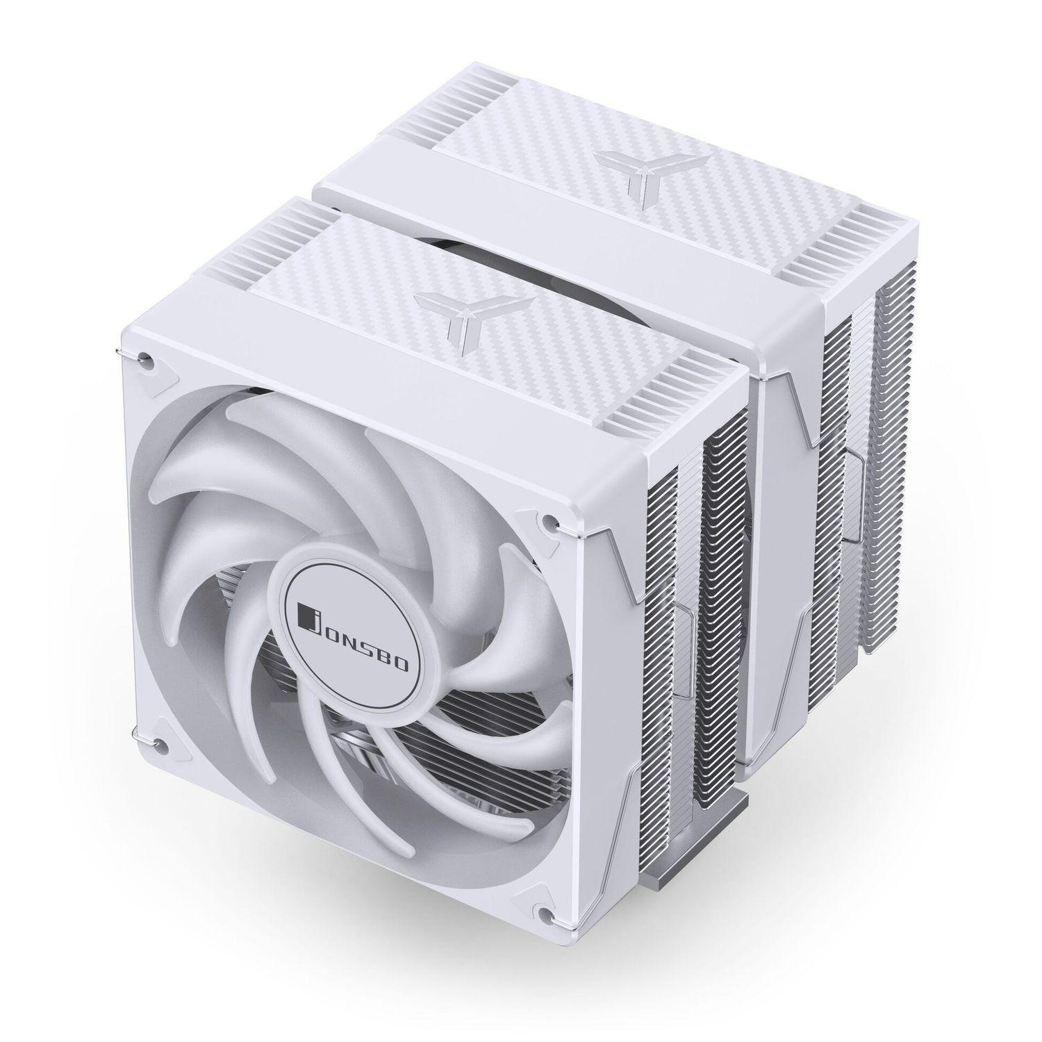 Processzor hűtő Jonsbo CR-3000E ARGB Dual torony, 2x120mm venti, Fehér