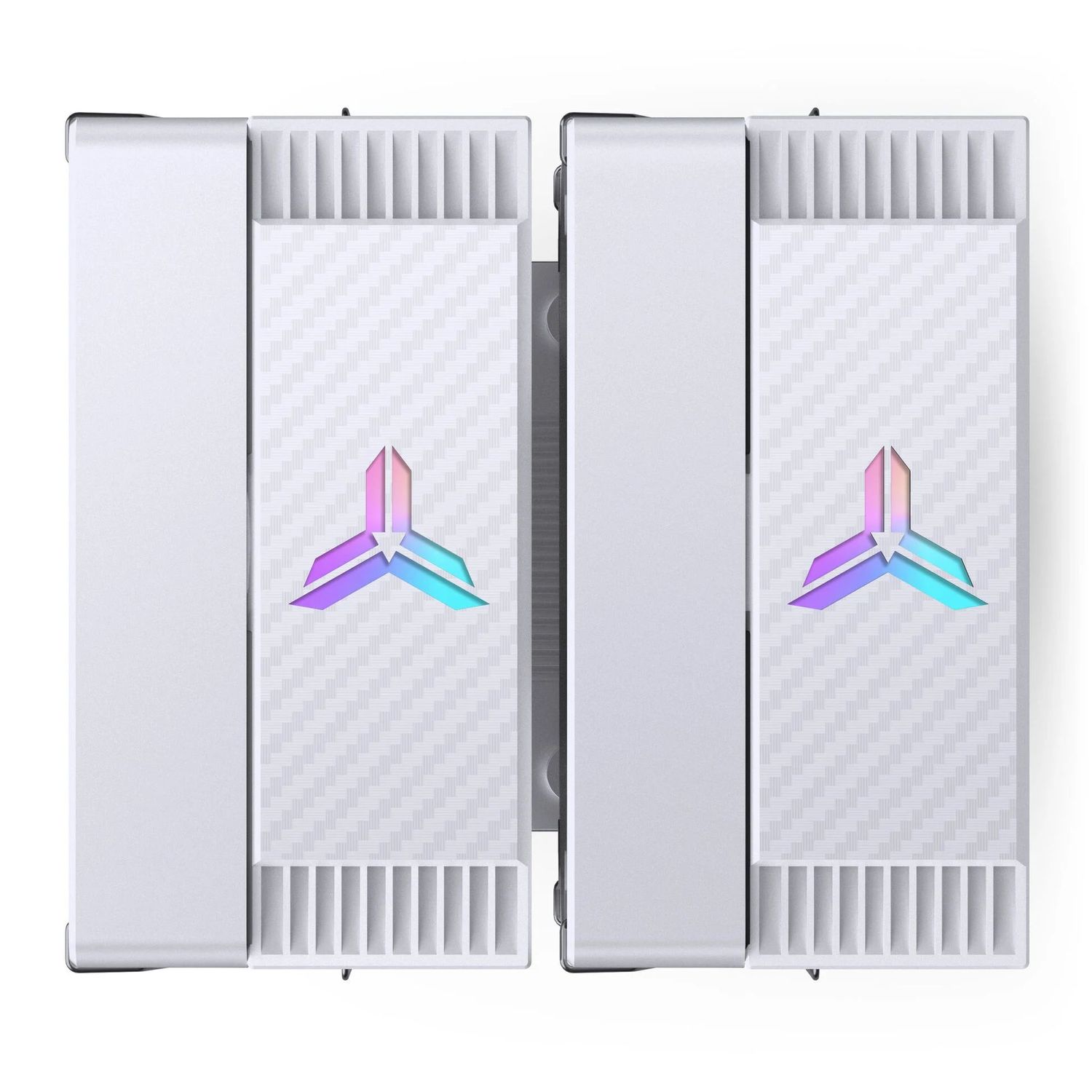 Processzor hűtő Jonsbo CR-3000E ARGB Dual torony, 2x120mm venti, Fehér
