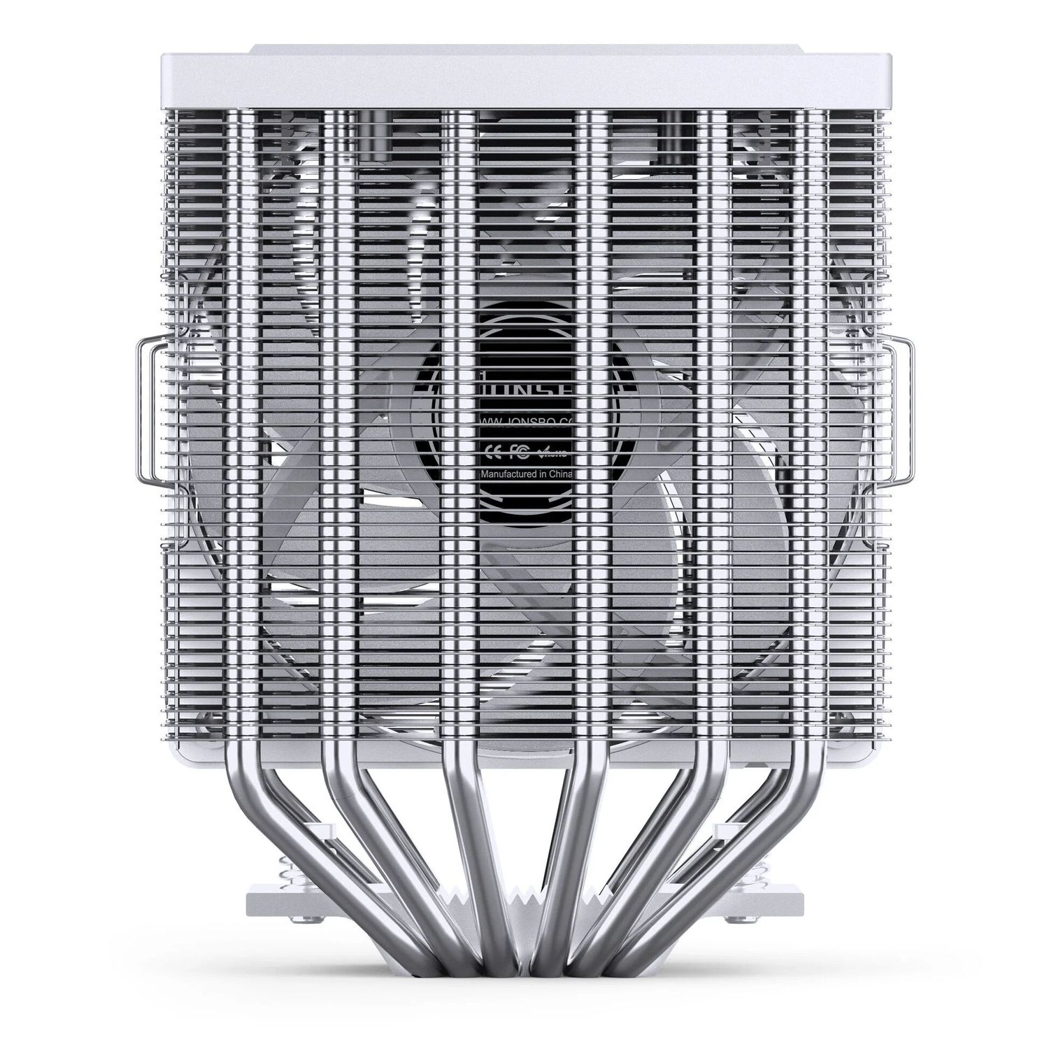 Processzor hűtő Jonsbo CR-3000E ARGB Dual torony, 2x120mm venti, Fehér