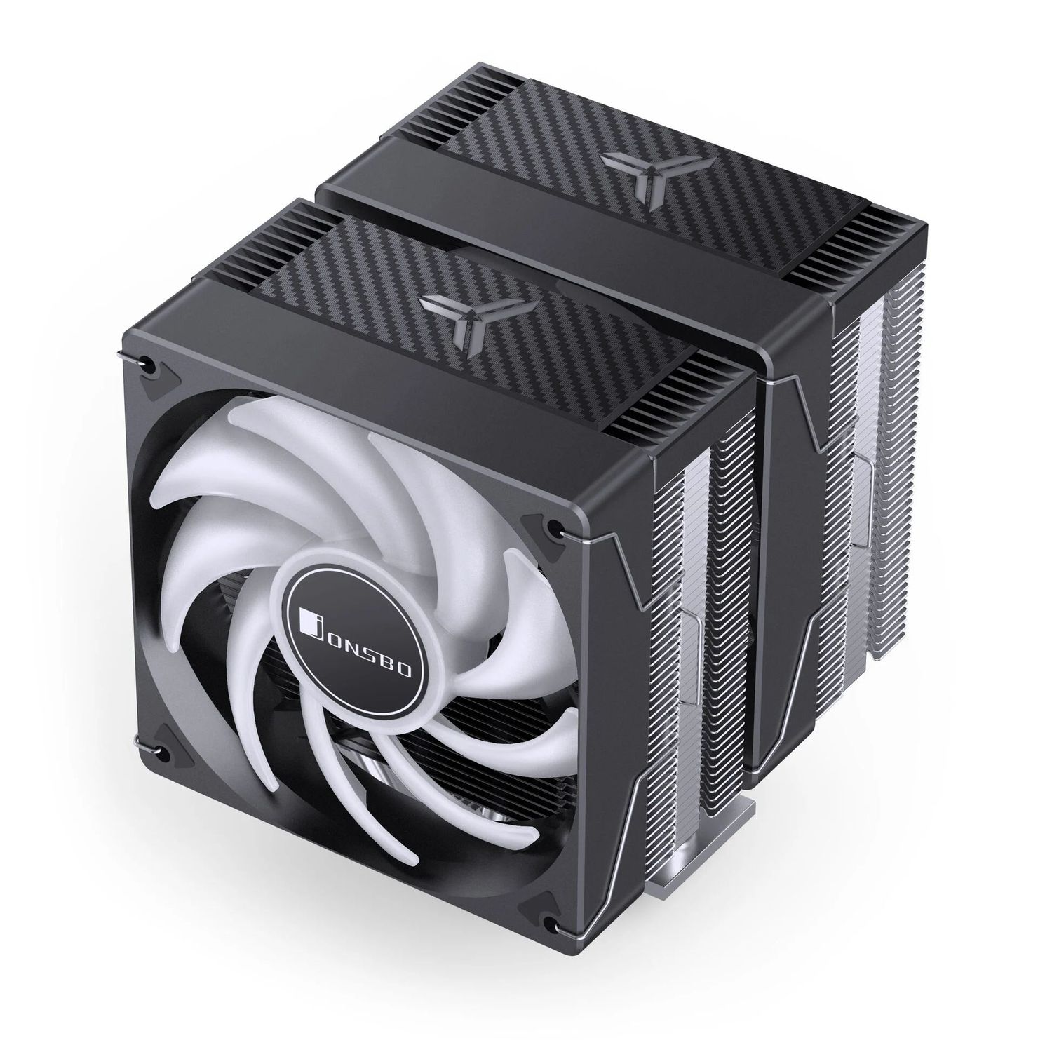 Processzor hűtő Jonsbo CR-3000E ARGB Dual torony, 2x120mm venti, Fekete