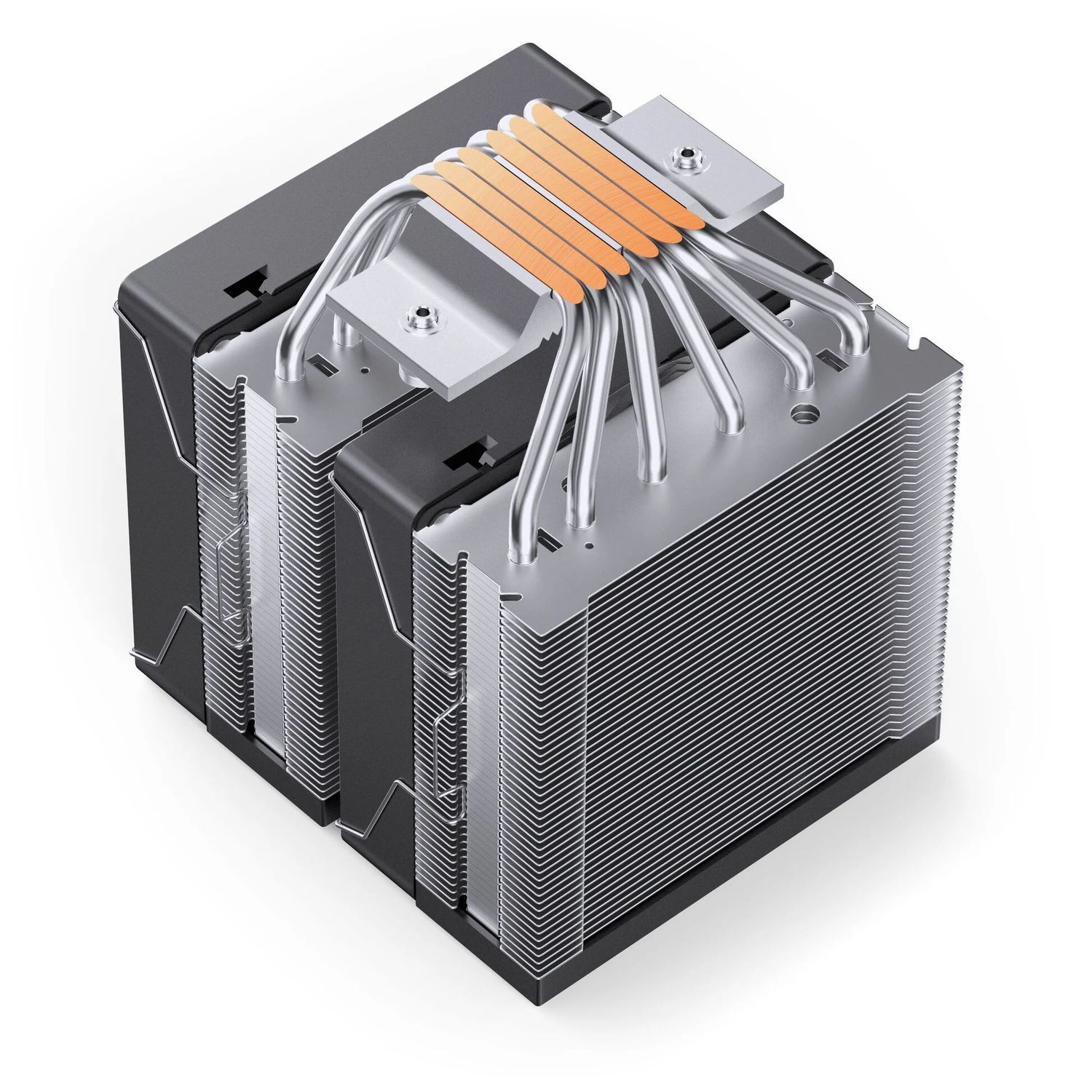 Processzor hűtő Jonsbo CR-3000E ARGB Dual torony, 2x120mm venti, Fekete