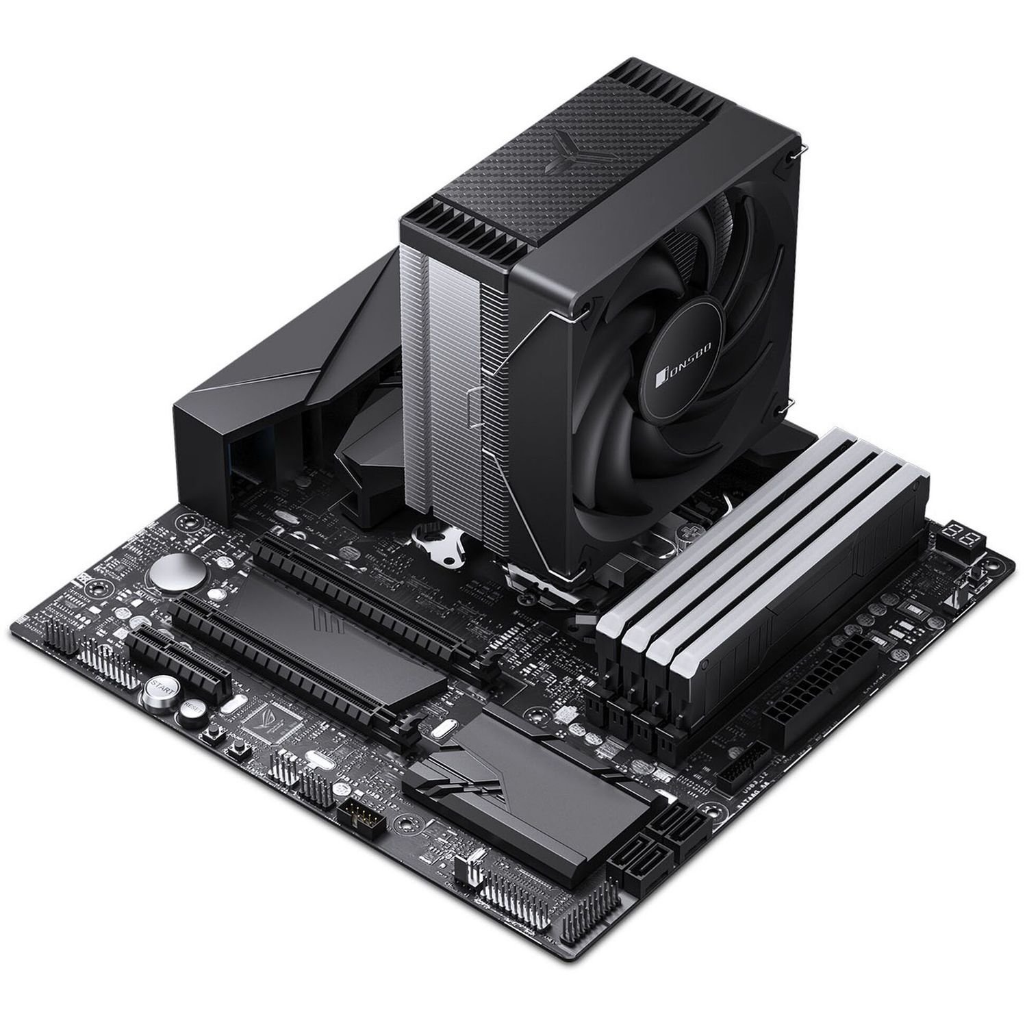 Jonsbo CR-1000MAX CPU cooler, 120mm - black