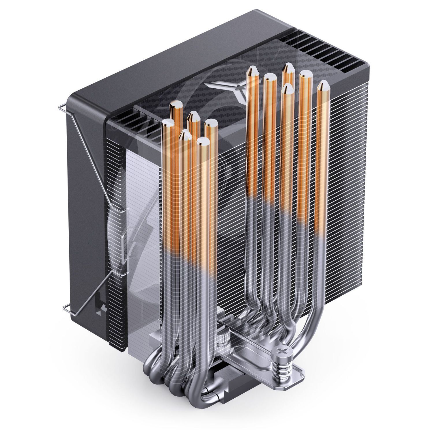 Processzor hűtő Jonsbo CR-1000MAX CPU hűtő, 120 mm, RGB - Fekete