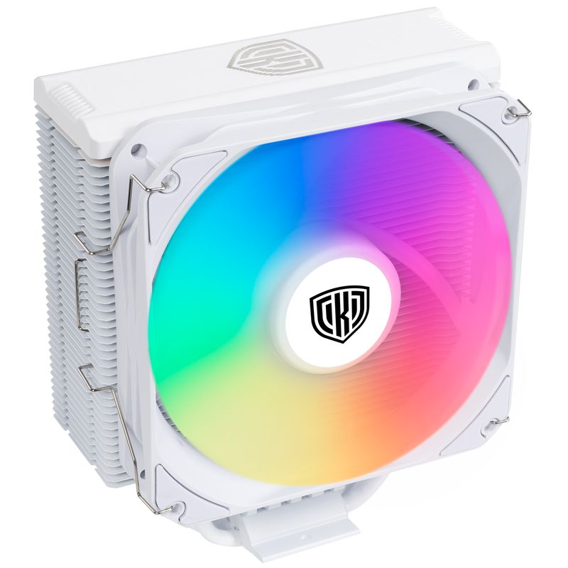 Kolink Umbra EX180 ARGB CPU Cooler - 120mm White 