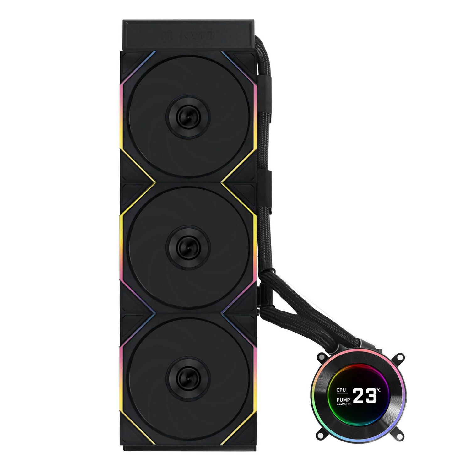 Lian Li HYDROSHIFT II LCD-C 360TL ARGB AiO CPU Cooler - Black