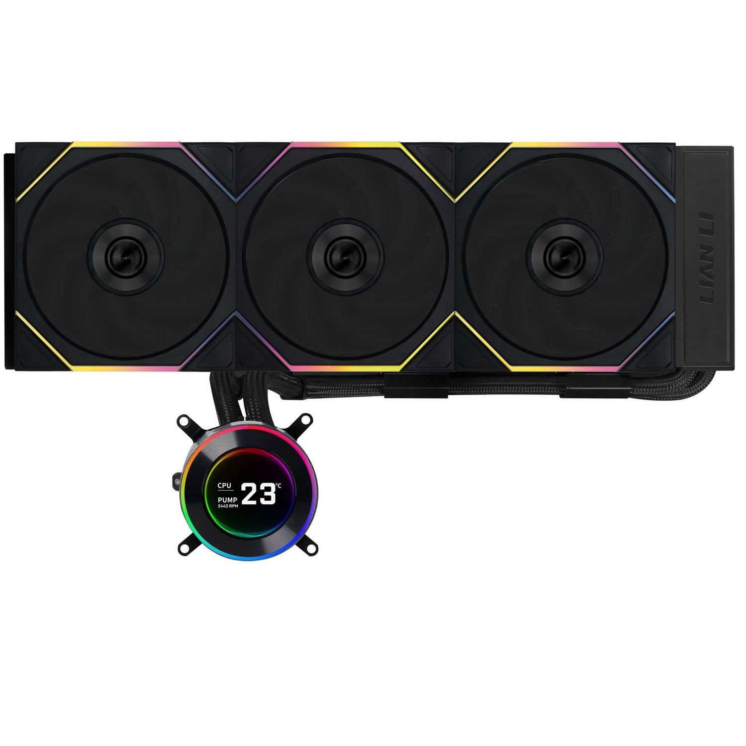 Lian Li HYDROSHIFT II LCD-C 360TL ARGB AiO CPU Cooler - Black