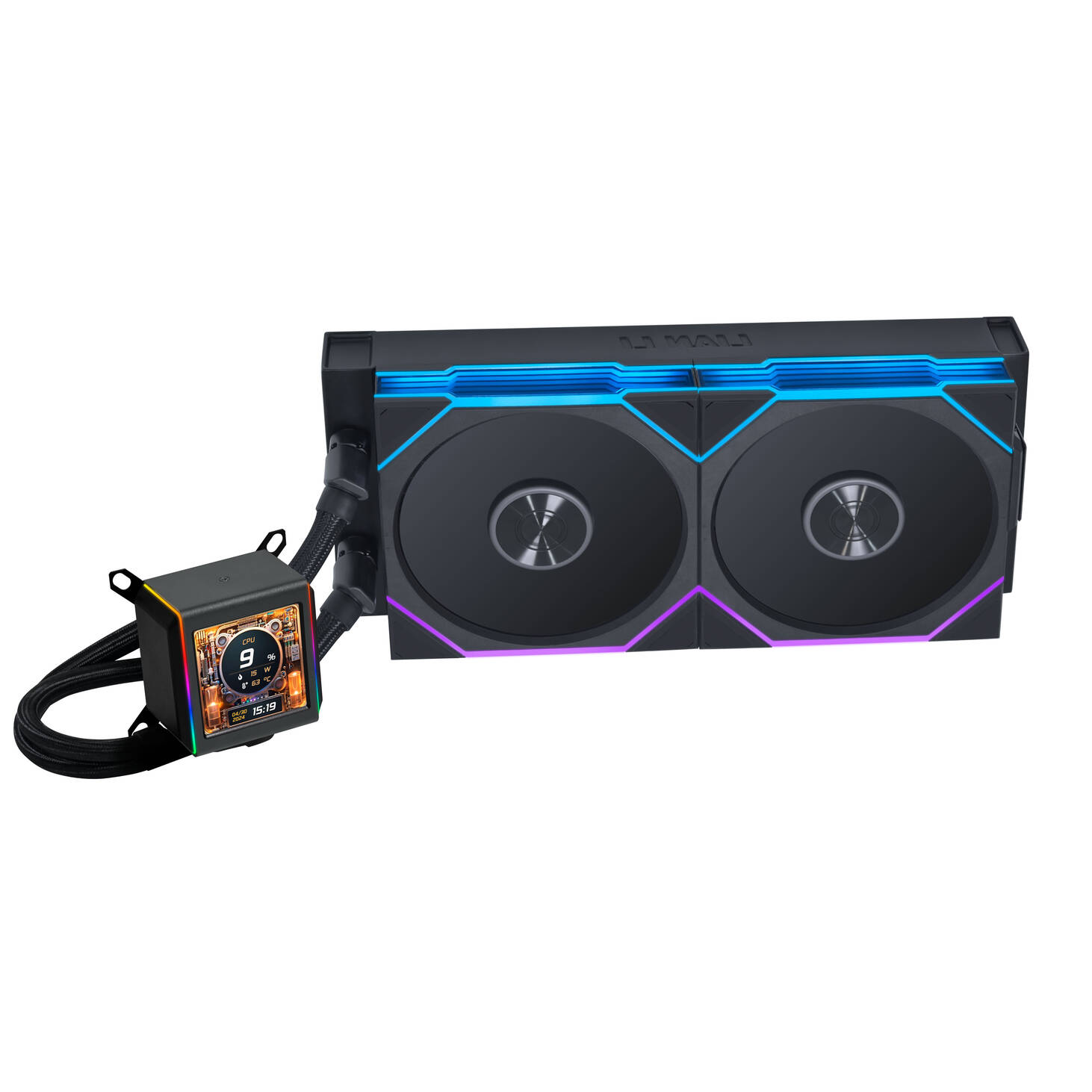 Processzor hűtő Lian Li GA2 LCD 280 TL Wireless - 280mm, fekete