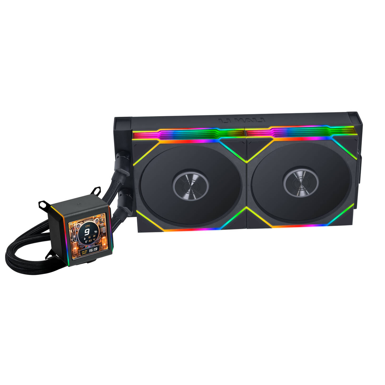 Processzor hűtő Lian Li GA2 LCD 280 TL Wireless - 280mm, fekete