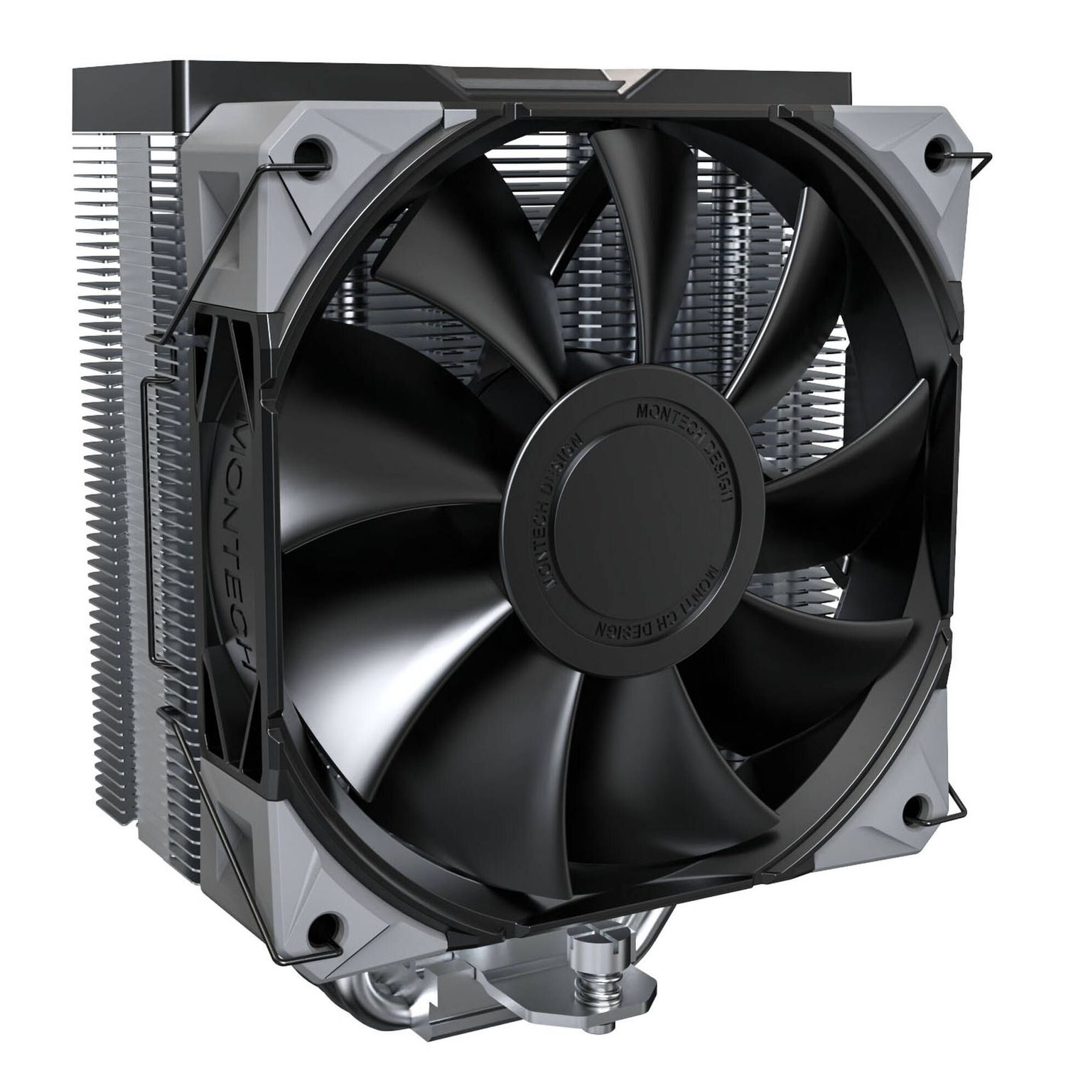Montech NX400 Black CPU Cooler - 120mm, black