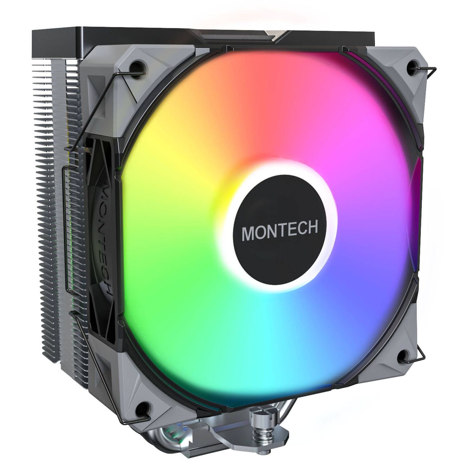 Montech NX400 White CPU Cooler, ARGB - 120mm, white