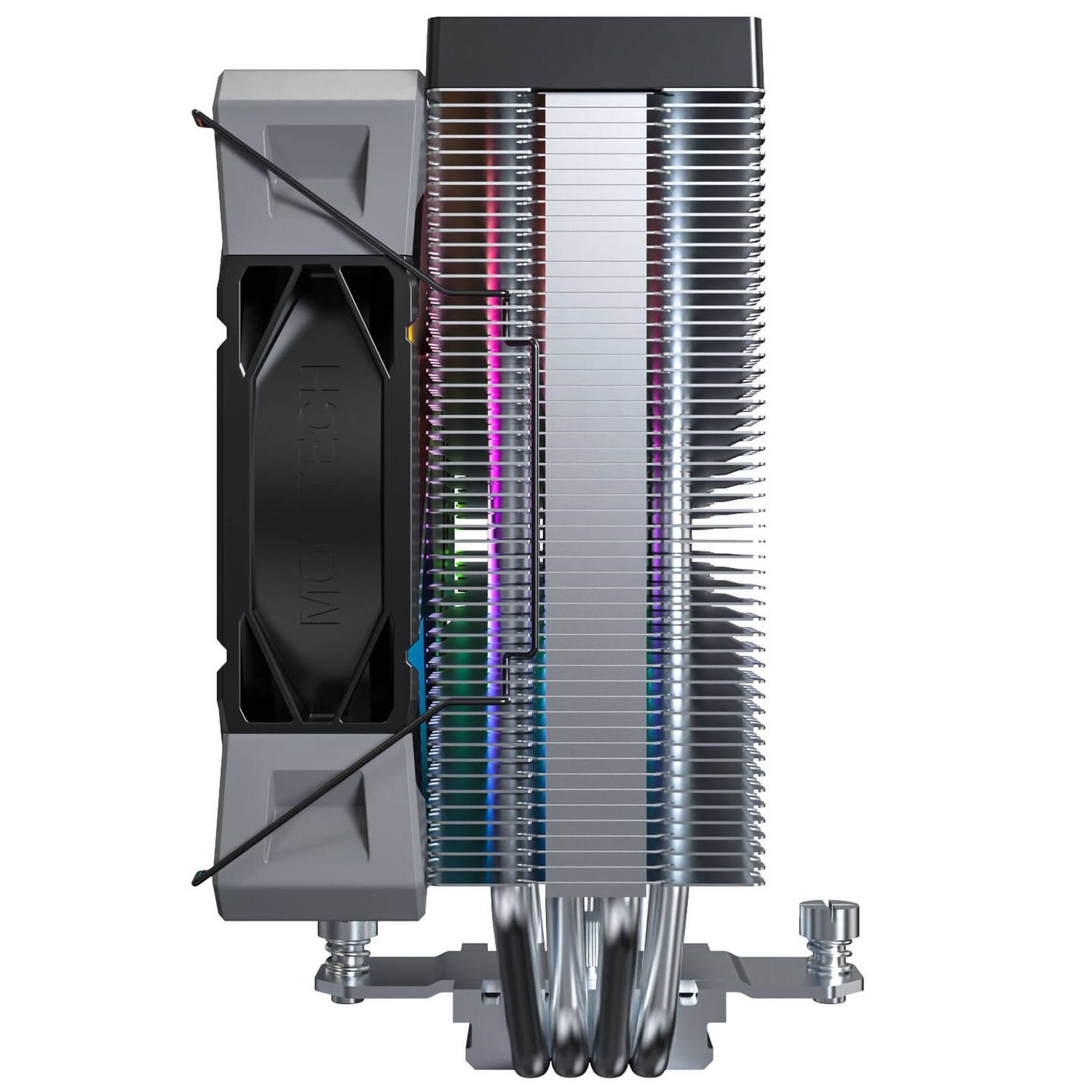 Montech NX400 White CPU Cooler, ARGB - 120mm, white
