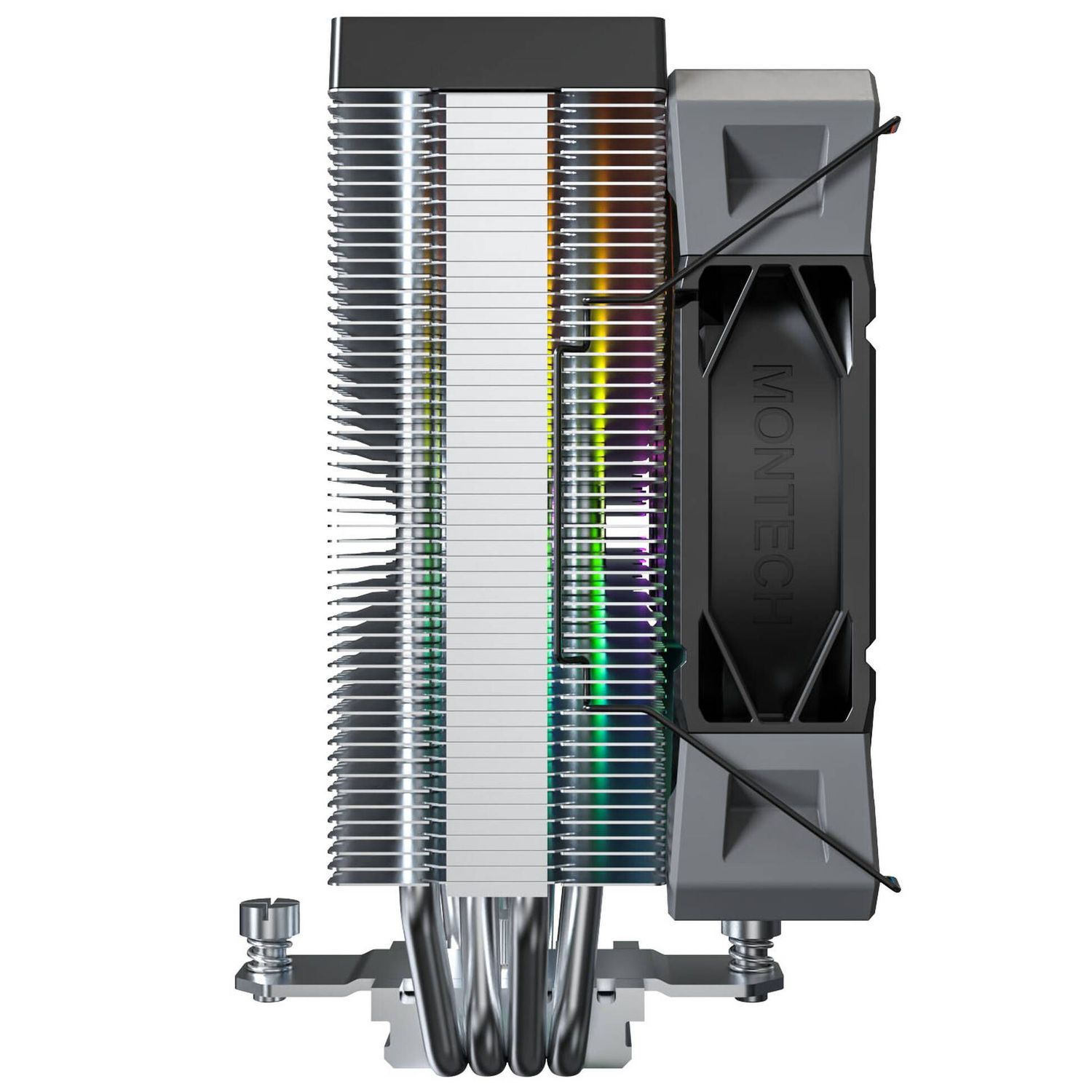 Montech NX400 White CPU Cooler, ARGB - 120mm, white