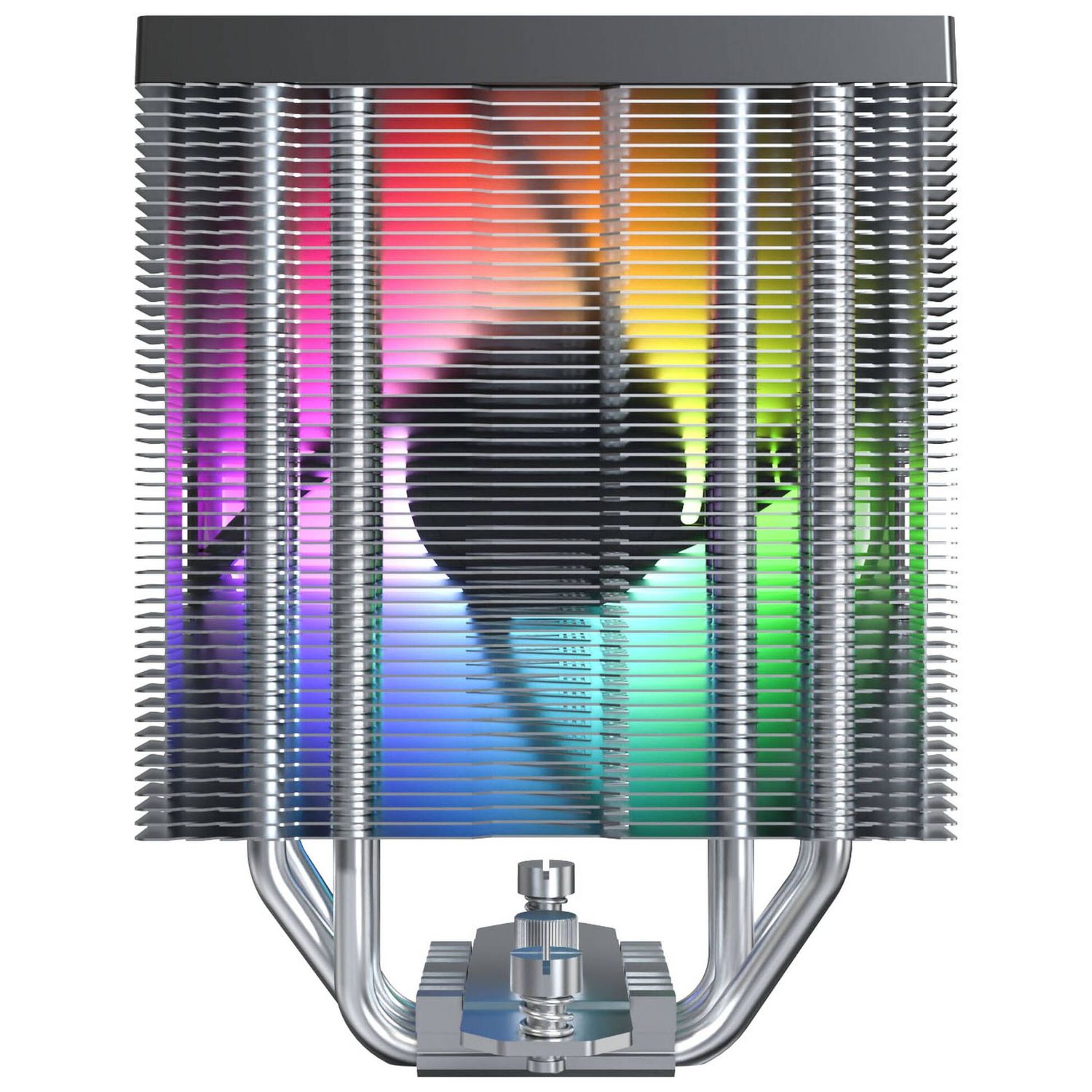 Montech NX400 White CPU Cooler, ARGB - 120mm, white