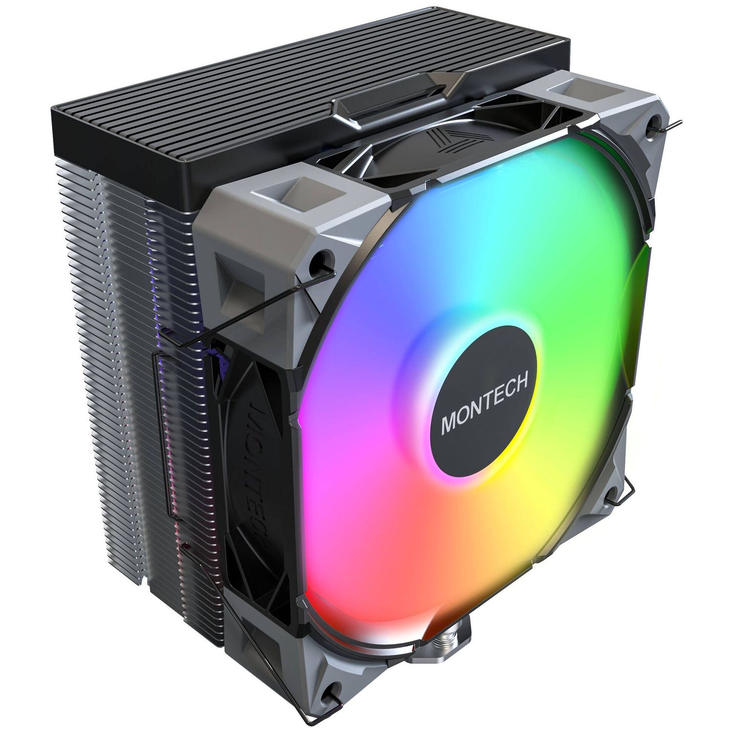 Montech NX400 White CPU Cooler, ARGB - 120mm, white