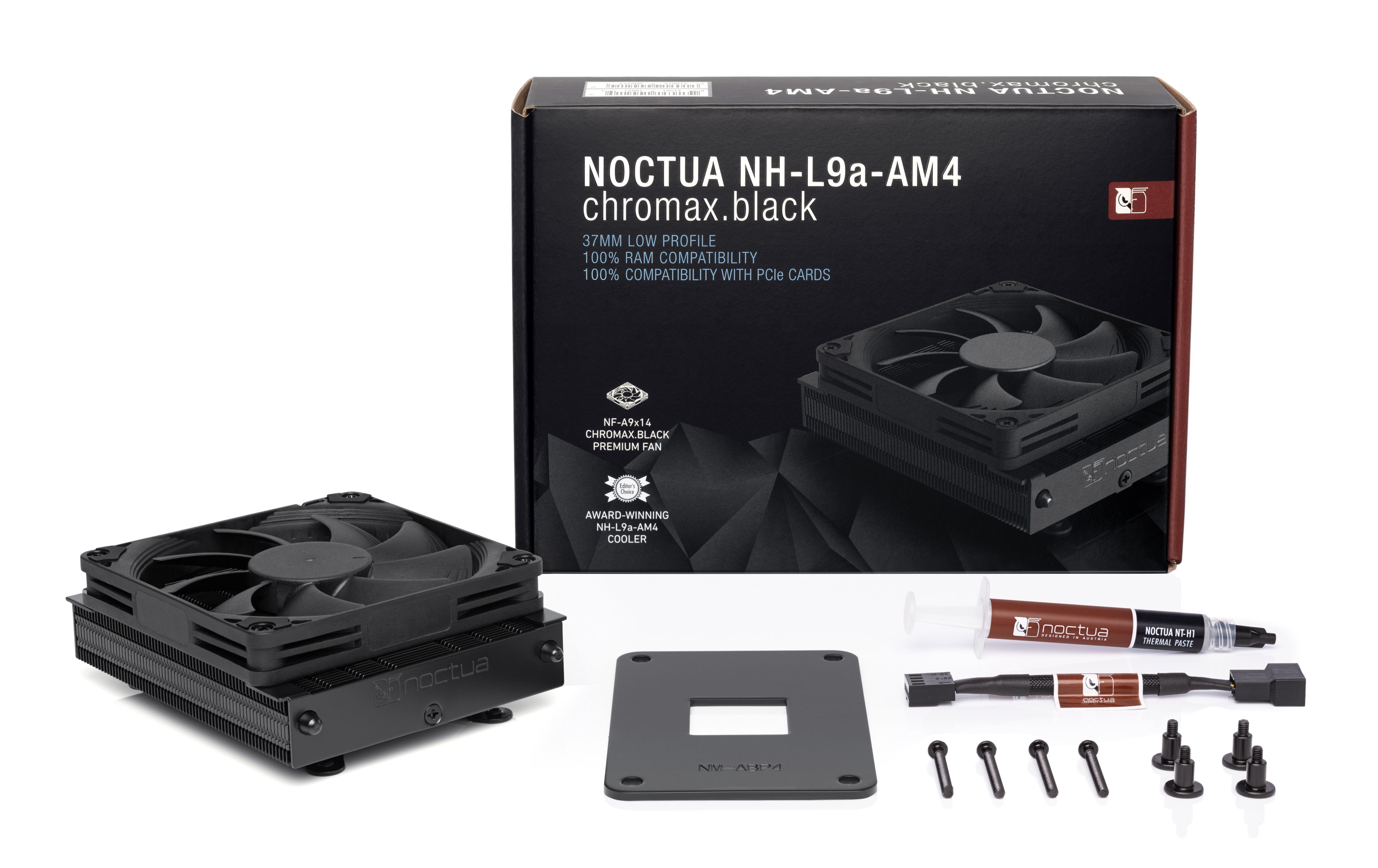 Processzor hűtő Noctua NH-L9A-AM4 9cm AMD AM4 chromax.black