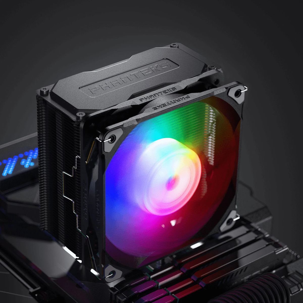 PHANTEKS Polar ST5 Series CPU-Cooler, DRGB, PWM, schwarz - 120mm